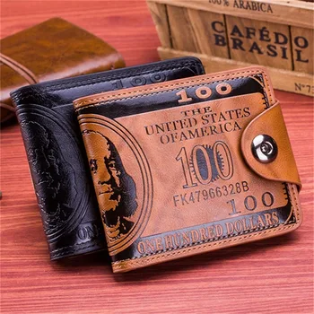 JBTP Новый Кожаный мужской кошелек с долларовой ценой, повседневный клатч, кошелек для денег, сумка, держатель для кредитных карт, Модный Новый billetera hombre