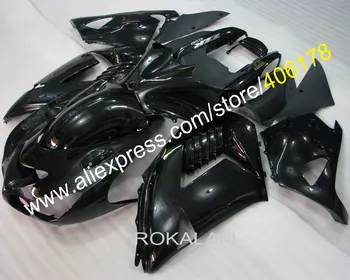 06-11 Комплект обтекателей ZX-14R Для Kawasaki Ninja ZX14R 2006-2011 ZX 14R Черный спортивный Мотоциклетный Обтекатель (литье под давлением)