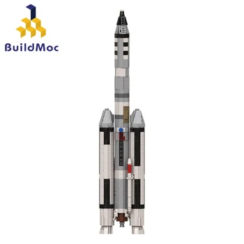 1:110 Titan IIIC Gemini Titan Rocket Building Blocks Модельный комплект Ракеты-носителя для исследования космоса, Игрушка для аэрокосмической науки STEM