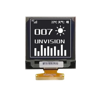 1,5-Дюймовый 25PIN OLED Модуль Экран Дисплея SSD1327 Чип 128*128 Параллельный SPI Последовательный Интерфейс IIC I2C Для 51 STM32 P22101 P22102