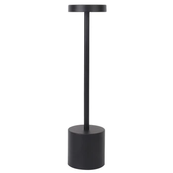 1 комплект настольной лампы Nordic, светодиодная сенсорная настольная лампа, украшение бара, кафе, зарядка через USB, ночник, настольная лампа, черный