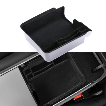 1 Шт Ящик для хранения автомобильного подлокотника Ящик для хранения автомобильного подлокотника для Tesla Model 3 до 2021 года