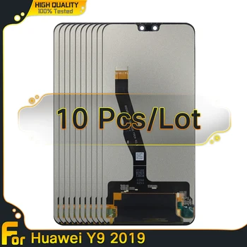 10 шт. Оригинальный ЖК-дисплей Для Huawei Y9 2019 JKM-LX1 JKM-LX2 JKM-LX3 Дигитайзер с Сенсорным экраном в сборе для Huawei Enjoy 9 Plus