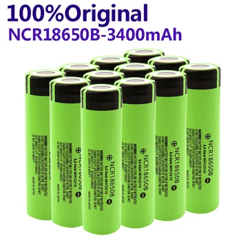 100% Оригинальная перезаряжаемая литиевая батарея NCR18650B 3400 мАч 3,7 В для устройств с высоким расходом.Для фонарика