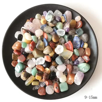 100ШТ Натуральный смешанный кварцевый кристалл, камень, образец гравия для аквариума, декор из натуральных камней и минералов