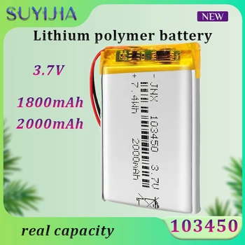 103450 Полимерно-Литиевая Батарея 3,7 В 2000 мАч 1800 мАч Подходит для Интеллектуального Робота Beauty Instrument Led Light Lithium Battery