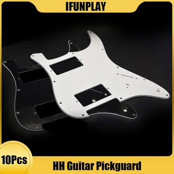 10шт Защитная накладка для гитары HH с 11 отверстиями, защищающая от царапин, с крепежными винтами для аксессуара для электрогитары FD ST