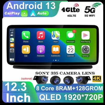 12,3-дюймовый сенсорный экран Android 13 HD для Benz CLS W218 2011 - 2018 Автомобильные мониторы Carplay, стереосистема Speacker, Радио, Мультимедийный плеер