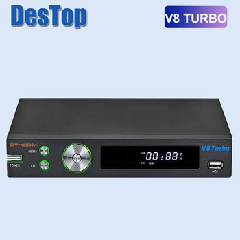 1ШТ Новейший Gtmedia V8 Turbo С поддержкой DVB-S/S2/S2X + DVB-T/T2/Кабель/J.83B H.265 Atellite Ресивер Телеприставка Обновление V8 PRO 2 II
