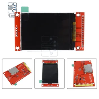 2,4-дюймовый SPI TFT LCD Сенсорная Панель 240x320 Последовательный Порт Цветной Экран TFT Модуль Привода ILI9341 3,3 В 2,4-Дюймовый ЖК-Дисплей для Arduino