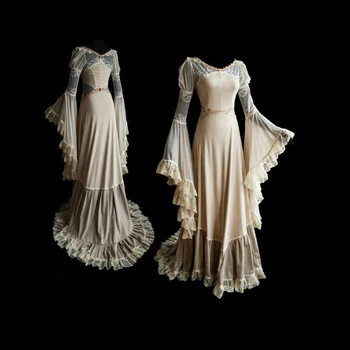 2019 Новое сексуальное женское роскошное платье принцессы эпохи Возрождения в средневековом стиле 18 века длиной до пола, S-2XL