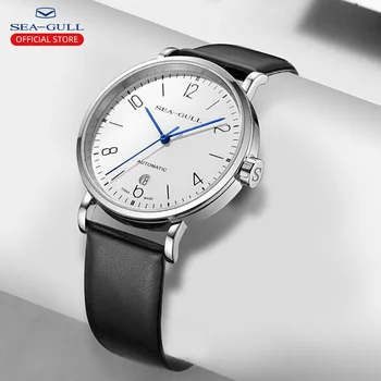 2022 Мужские автоматические механические часы Seagull Официальные аутентичные механические наручные часы Bauhaus Business Casual 819.17.6091