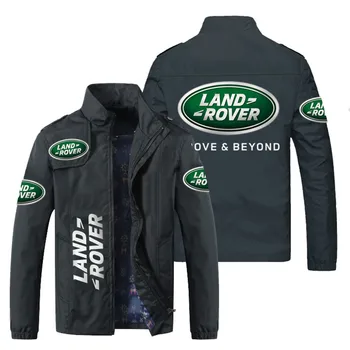 2022 Новая осенняя мужская куртка с воротником-стойкой, повседневная куртка с логотипом Land Rover, мужское пальто оверсайз