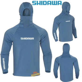 2023 Новая летняя мужская рыболовная солнцезащитная одежда с защитой от ультрафиолета, уличная дышащая быстросохнущая походная одежда, легкая велосипедная рубашка