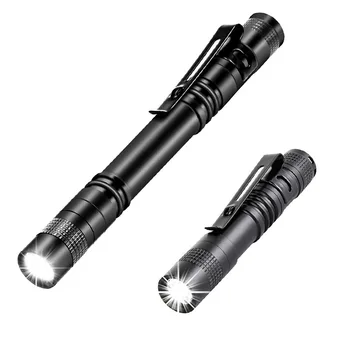 2023NEW Мини-фонарик в форме ручки из алюминиевого сплава, бытовой фонарик для наружного использования типа ААА