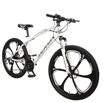 26-дюймовый горный велосипед для взрослых, велосипедные инструменты, Рама из высокоуглеродистой стали, внедорожный велосипед с регулируемой скоростью вращения, двойной дисковый тормоз.