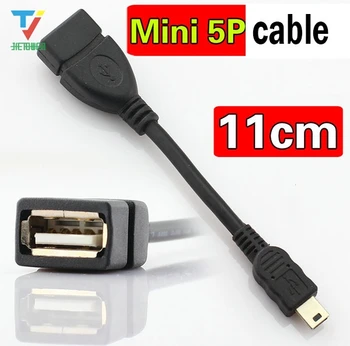 300 шт./лот Micro USB хост-кабель OTG 10 см мини-USB-кабель для планшетного ПК мобильный телефон mp4 mp5 оптом дешево