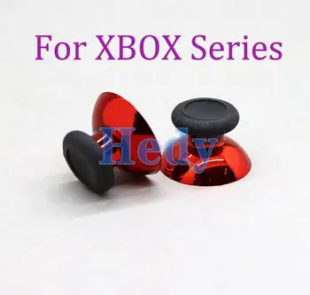 4 шт. Хром для контроллера Microsoft XboxOne серии X S, 3D аналоговые ручки для большого пальца, крышка джойстика, замена крышки для больших пальцев