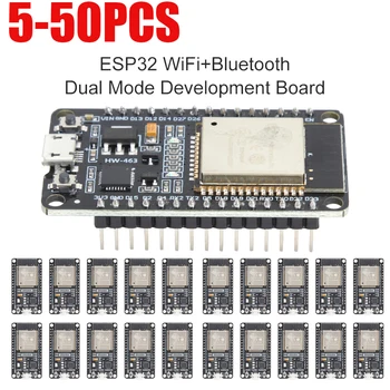 5-50 шт. для ESP-32S ESP-WROOM-32 ESP32 WiFi Bluetooth-Совместимая плата разработки, Модуль печатной платы с антенными аксессуарами