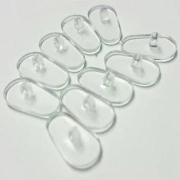 5 пар мини прозрачных мягких для очков Гибких Износостойких аксессуаров Противоскользящие Солнцезащитные очки для ремонта Силиконовые носовые накладки