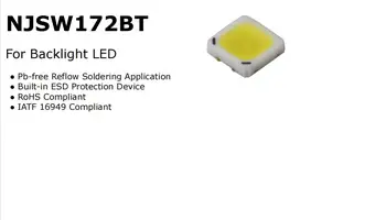 50 шт. для светодиодной подсветки High Power LED 1.53 Вт 3030 6000 К Холодный белый NJSW172BT Применение в автомобилестроении