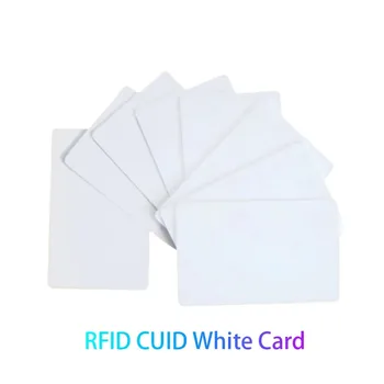 5шт NFC Smart 13,56 МГц CUID Перезаписываемый Чип-Ключ Clone Copy UID 1K S50 Значок RFID Сменный Дубликатор Токен Белая Карта
