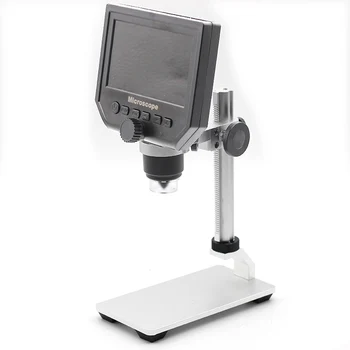 600X Цифровой Микроскоп Электронное Видео микроскоп 4,3-дюймовый HD ЖК-Паяльный Микроскоп Для Ремонта Телефона Лупа + Металлическая Подставка