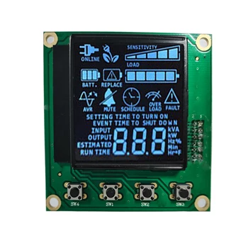 7-сегментный инверторный ЖК-дисплей с отрицательным напряжением HT1621 с 7-сегментным экраном для электрических приложений ИБП