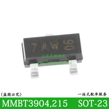 7AW MMBT3904 10ШТ MMBT3904, 215 SOT-23 NPN Коммутационная транзисторная микросхема IC