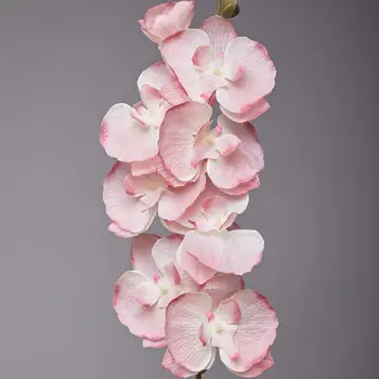 8-головок искусственный бабочка Орхидея Шелковый цветок поддельные 68см Фаленопсис свадебные украшения для дома искусственные цветы