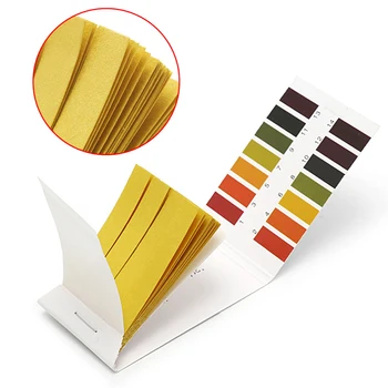 80 полосок бумаги для полного тестирования pH 1-14 с лакмусовой бумажкой, набор для тестирования Whosale & Dropship