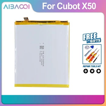 AiBaoQi Оригинальный Новый Для Cubot X50 Аккумулятор 4500 мАч Замена Мобильного Телефона Резервная Батарея Batteria Batterie Для Cubot X50 AKKU