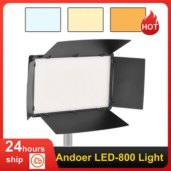Andoer LED-800 LED Video Light Профессиональная Световая Панель Для Фотосъемки 800ШТ Яркие Световые Бусины Регулируемые Двухцветные 3200-5600K