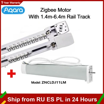Aqara Smart Zigbee Приводной Двигатель для штор ZNCLDJ11LM С Электрическим Карнизом длиной 1,8-6 м, Система автоматического управления Mijia Homekit