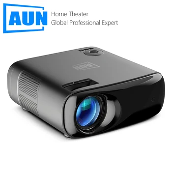 AUN AKEY9S Android Проектор Full HD Native 1080P Светодиодный Проекторы для Домашнего Кинотеатра 4k Video Beamer 1080P Bluetooth WIFI Smart TV