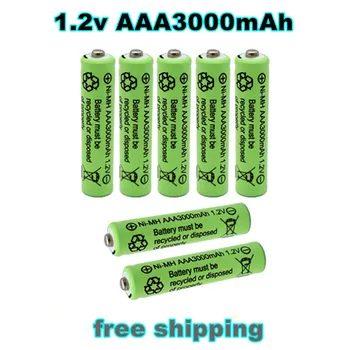 Batterie Rechargeable 2022 mAh 3000 V AAA NI-MH, pour appareil photo sans fil, jouets, piles préchargées, nouveauté 1.2