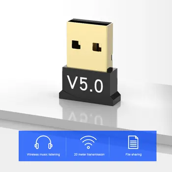 Bluetooth-Совместимый Приемник 5.0 Портативный Аудио Bluetooth-Совместимый Ключ Mini 2.4G для ПК Ноутбук для Настольного Компьютера Планшет