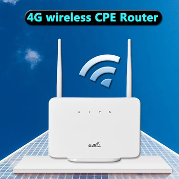 CPE106 4G LTE WiFi Маршрутизатор 300 Мбит/с Беспроводной Домашний 4G WiFi Модем Внешняя Антенна со Слотом для Sim-карты EU Plug Подключение к Интернету