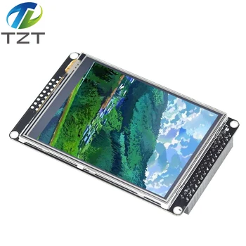DIYTZT 3,2-дюймовый ЖК-дисплей TFT с сенсорным экраном сопротивления ILI9341 для платы разработки STM32F407VET6 Черный