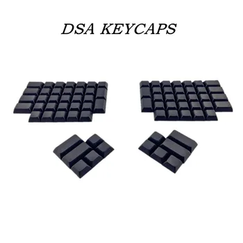 Dolch Black White Ergodox keycap dsa pbt, пустые колпачки для клавиш для механической игровой клавиатуры ergodox, профиль dsa