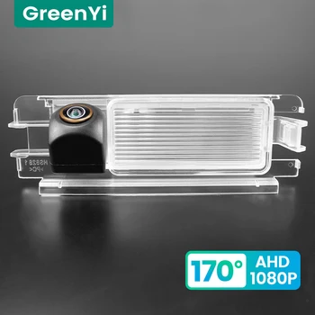 GreenYi 170 ° HD 1080P Камера Заднего Вида Автомобиля для Dacia Sandero Ночного Видения Заднего Хода 4-Контактный Датчик Парковки Автомобиля AHD