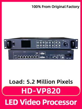 HD-VP820 Полноцветный светодиодный дисплей, видеопроцессор, контроллер синхронной системы 2 в 1, воспроизведение по USB
