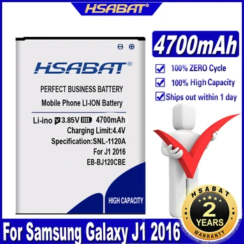 HSABAT 100% Новый 4700 мАч EB-BJ120CBE Аккумулятор для Samsung Galaxy J1 2016 Версии J120F Galaxy Express 3 J120A J120T J120 SM-J120F