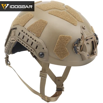 IDOGEAR Тактический шлем SF Helmet SUPER High Cut FAST Полная защитная версия MH Airsoft 6803