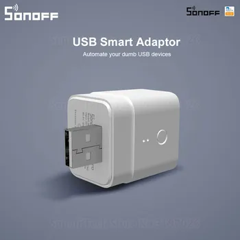 Itead Sonoff Micro 5V Беспроводной USB-смарт-адаптер Гибкий портативный Умный переключатель Wi-Fi Управление через приложение eWeLink Google Home Alexa