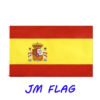 JMFLAG 90x150 см Королевство Испания Испанский Флаг Украшение из Полиэстера С Принтом Баннер