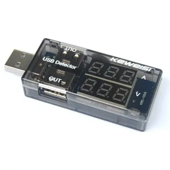 KWS-10VA Двойной USB Детектор тока напряжения зарядки Тестер Вольтметр аккумулятора Прочный амперметр Зарядное устройство Доктор Тестер