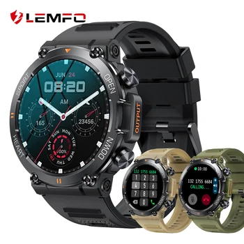 LEMFO Фитнес Спортивные часы 100 + режим Смарт-часы Для мужчин 400 мАч 7 дней автономной работы Bluetooth Вызов Смарт-часы Кардиомонитор