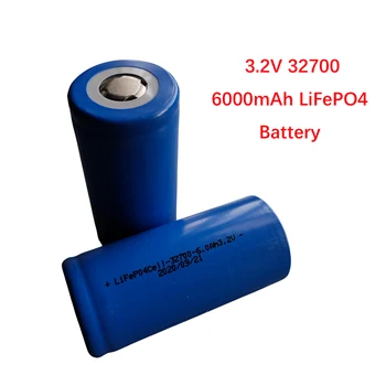 LEP 32700 LiFePO4 Аккумуляторная батарея 3,2 В 6000 мАч Для резервного питания солнечных RV Литий-ионно-фосфатных батарей