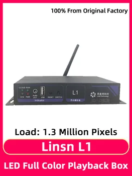 Linsn L1 Асинхронный проигрыватель Светодиодная система видеоконтроля Wifi USB Поддерживает до 650 тысяч пикселей для рекламной машины